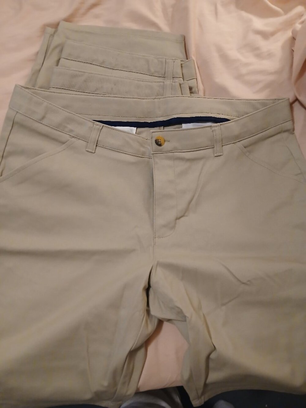 3 pr French Toast Khaki Bermuda Shorts